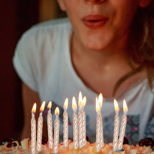 Silver Thread Candle